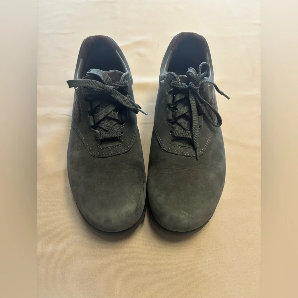 SAS Tuff Mens Size 11.5M Sneaker Olive Green Gray Suede Sole Tripad Comfort Shoe